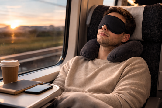 Masque de sommeil Revyna™ Obscurité totale. Confort 3D. Sommeil réparateur.